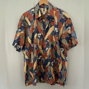 Kahala Surf Men’s Hawaiian Shirt Size L